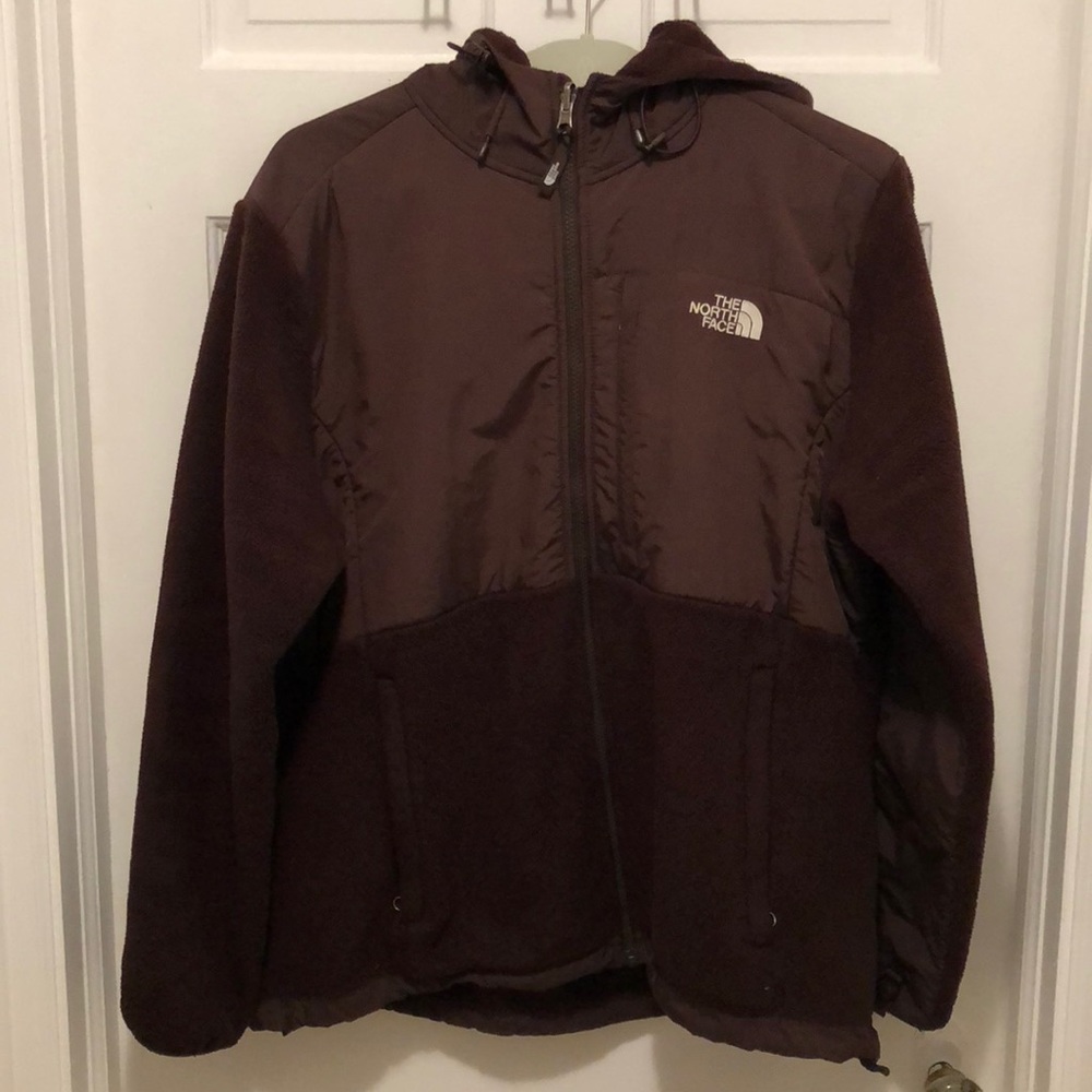 Brown hooded jacket by The North Face